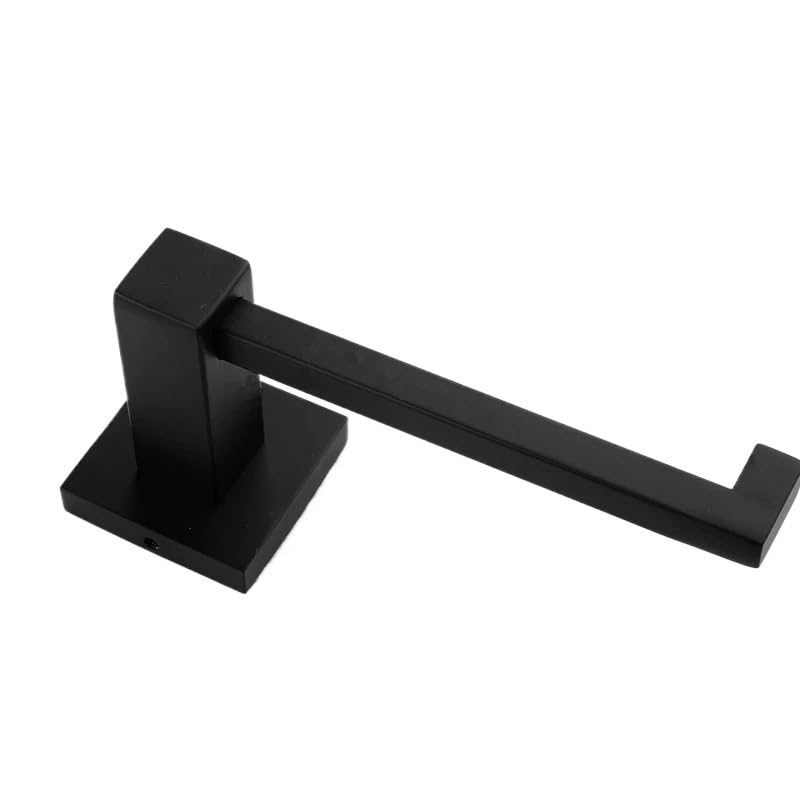 Toilettenpapierhalter 1PC Matte Schwarz Wc Papier Rollen Halter Bad Tissue Rolle Aufhänger Wand Halterung