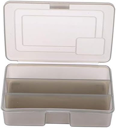 Lure Box, Fishing Tackle Storage Box, Plastic Lure Box 3 Grids Bait Tackle Case for Fishing