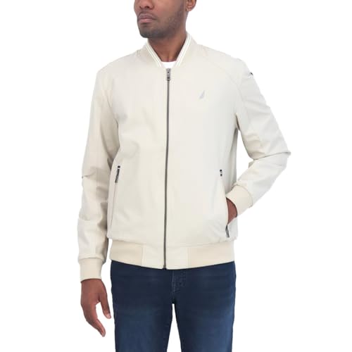 Image of Nautica Men's Lightweight Bomber Jacket - Wind & Water-Resistant, Regular, Big & Tall Sizes