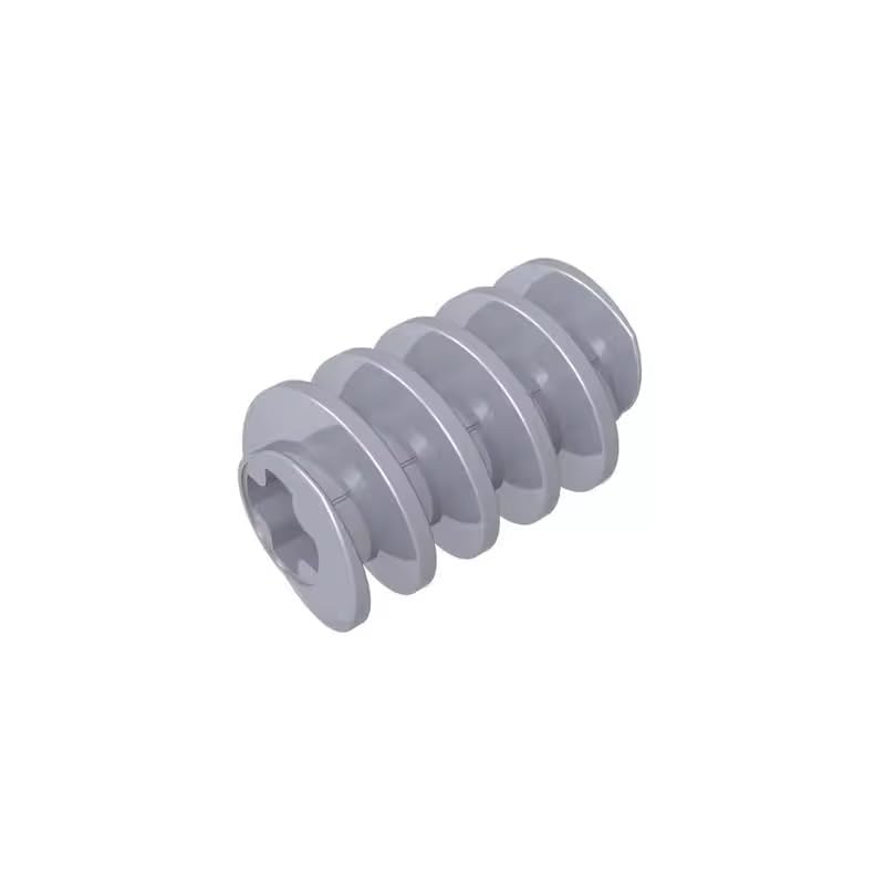 Gobricks GDS-1199 Technic Worm Gear 50PCS Compatible with Lego 4716 32905 DIY Parts and MOC Components for Major Brick Brands Color:Flat Silver 315