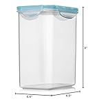 40 PC WIDE DEEP Food Storage Containers - Sugar, Flour Plastic Containers 40 pc (set of 20) - 36 FREE Labels & Marker - Airtight, Leakproof, BPA Free - Microwave, Freezer & Dishwasher Safe