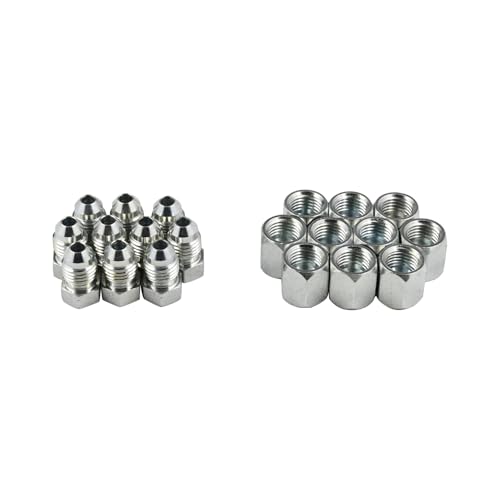 Image of 10PCS JIC-04 Cap and Plug Set 1 /4 inch 0304-C-04 2408-04 Compatible with 7 /16-20 Thread