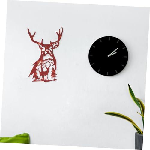 Cerf en fer art mural délicat design chic UKCOCO x3 - 7