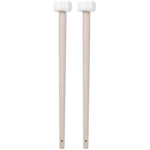 Small Gong Hammer, Chacerls Gong Hammer 2PCS Maple Wood Small Gong Hammer Gong Mallet Percussion Musical Instrument Accessory Cover