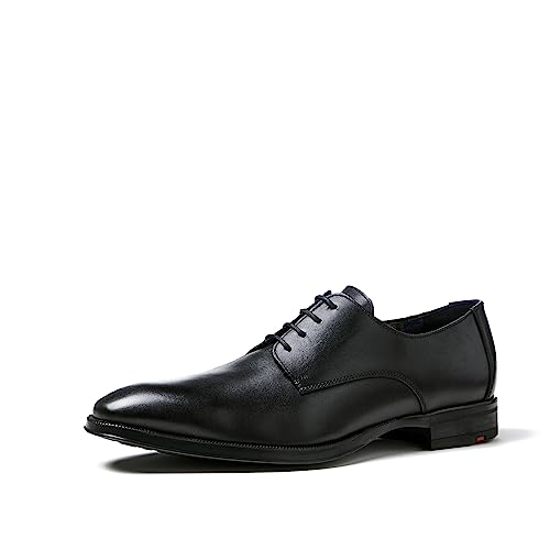 LLOYD Gideon - Zapatos de negocios para hombre, con cordones, ancho normal, Negro , 43 EU