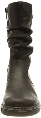 Rieker Z3598, Stivali alla Moda Donna, Nero, 39 EU...