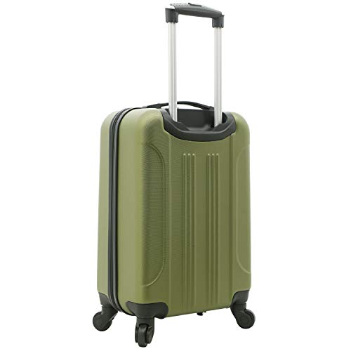 Travelers Club Cosmo Hardside Spinner Luggage, Fern Green, Carry-On 20-Inch