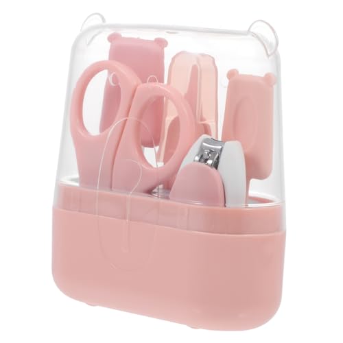 ibasenice Baby Nail Kit 5pc Nail Scissor Set Toddler Nail Clipper Baby Manicure Clipper Nail Trimmer Kit Present Set for Boys and Girls Baby Present