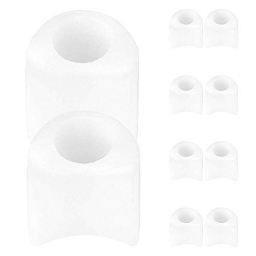 Teenafscheiders, zachte en ademende voetverzorging Pijnbestrijding Hallux valgusafscheiders, 5 paar voor voetuitlijning… - Afbeelding 7