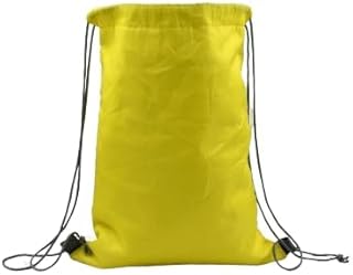 bigplayer 7744 Portable Dori Bag Inside Silver With Coating Drawstring Backpack, Gym Sack Light Weight Multi Storage Bags Large Capacity For Shopping-picture-36