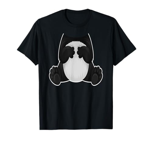 Disfraz de panda lindo niños niñas oso Camiseta