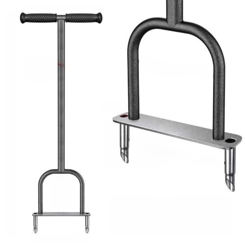 WOLKKAM芝生エアレーター、耕うん機、スカリファイアー 農業 園芸用機器 (2穴パンチ)