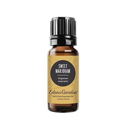 Edens Garden Sweet Marjoram Essential Oil- 100% Pure Premium Grade Undiluted Natural Therapeutic Aromatherapy The Best for Diffuser Candle Humidifiers Kid Safe 10 ml (.33 fl oz)