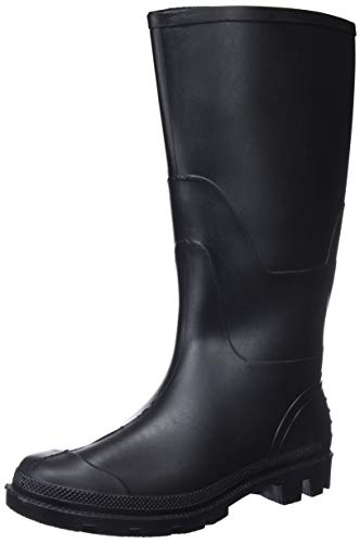Portwest FW90 PVC Wasserdichte Herren Wellington Stiefel Schwarz, 39