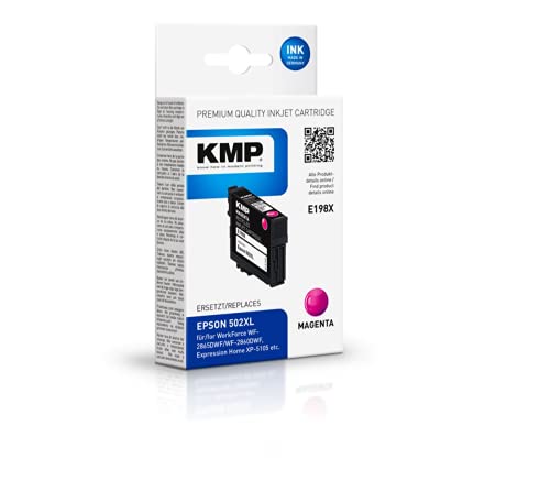 KMP Encre E198X (Magenta) pour Jumelles Epson 502XL (T02W3)