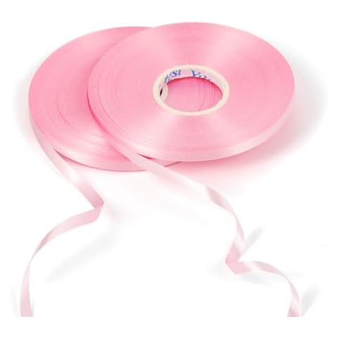 50m Baby Pink Curling Ribbon Rolls Cover