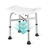 Kicimpro Silla de ducha resistente de 500 libras para bañera de ducha interior, silla de ducha para