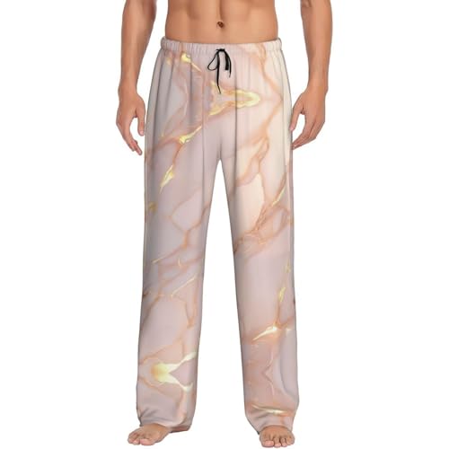 Pantalon de pyjama en flanelle de coton pour homme Noir et blanc taille L