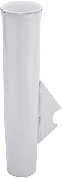 White Water 53306S Marine 316 Stainless Steel Weld On Rod Holder with Blade, 9-3/4", Fits 1" Tube, for Fishing, Boat, Yacht, Camping, RV