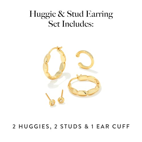 Kendra Scott Brooke Huggie & Stud Earrings for Women, Fashion Jewelry2
