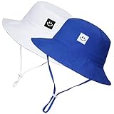 55cube Baby Bucket Hat Toddler Sun Hat Girls Age 2-4 Years 2Pack