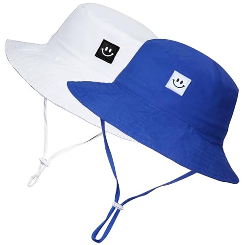 Image of 55cube Toddler Sun Hat Beach Bucket Hat for Girls Boys Toddlers