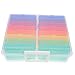 OSALADI 1 Set Photo Storage Box Small Objects Organizer Photo Keeper Photo Case Craft Case Organizer Black Storage Containers Cards Greeting Card Organizer Picture Special 4x Plastic