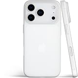totallee Thin iPhone 17 Pro Case Scarf, Thinnest Cover Ultra Slim Minimal - for Apple iPhone 17 Pro (2025) (Frosted Clear)
