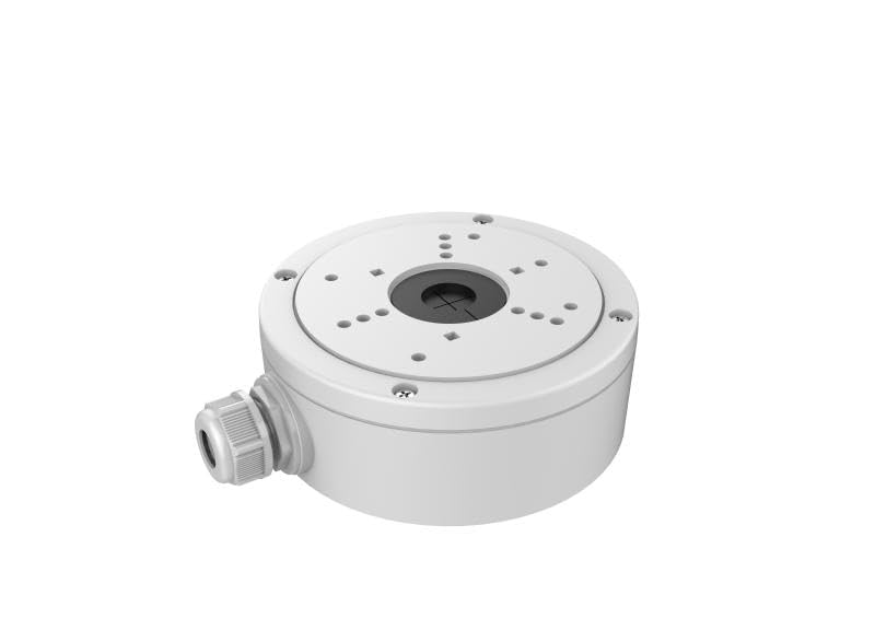 DS-1280ZJ-S Aluminum Alloy Junction Box for Hikvision Cameras - Waterproof and Durable, White