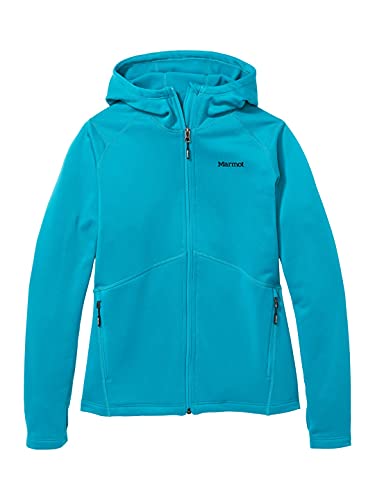 MARMOT Women's Olden Polartec Fleece Hoody - Breathable Stretch Fabric, Zip-Up Fleece Jacket with Hood & Thumbholes