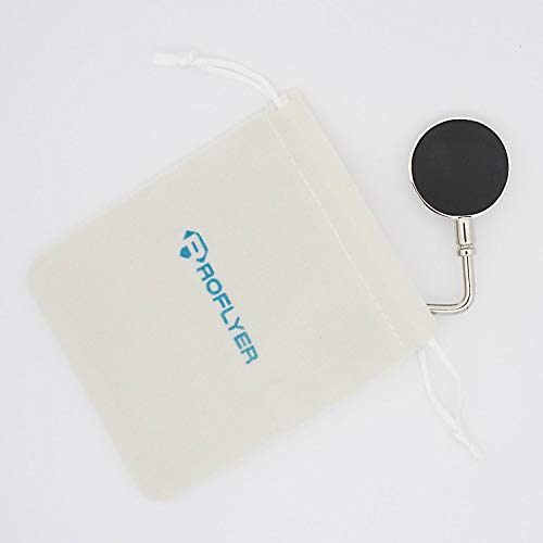 ROFLYER Purse Hook Hanger for Table Bar Long Handbag Hanger Bag Hanger with Velvet Pouch (Cat 02)