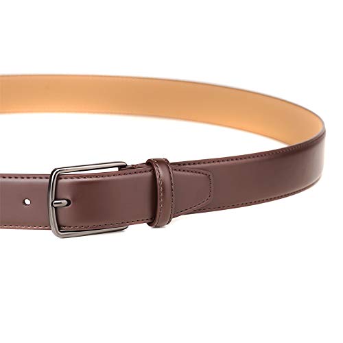 Glossy Big and Tall Belts for Men and Women 56 & 58 Inch Brown4