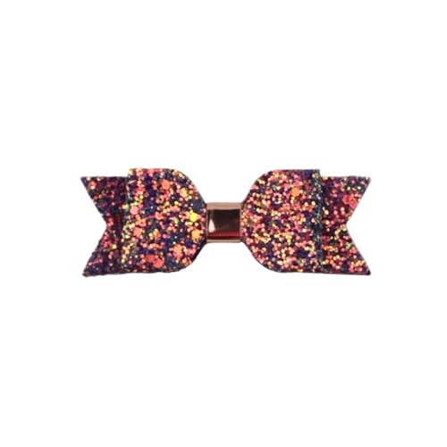 Pinces à cheveux en cuir paillettes le coffret de 10 barrettes idéal pour un anniversaire