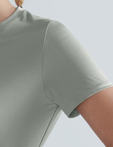Image of 5 Pack Women's Quick Dry Short Sleeve T Shirts, Athletic Workout Tee Tops for Gym Yoga Running