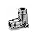 SMC KQG2L06-00 connectors - kqg stainless steel fitting family kqg 6mm - fitting, sus, union elbow