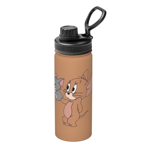 トムとジェリー 水筒 真空断熱 保温 保冷 スポーツボトル 人気 ステンレスボトル スポーツ飲料対応 漏れない 直飲み530ml 男の子 女の子 大人 子供 グッズ キャラクター 雑貨