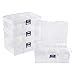 PandaHall 4 Stück 6 Grids Schmuck Teiler Box Organizer Rechteck durchsichtigen Kunststoff Bead Case Aufbewahrungsbehälter mit verstellbaren Teilern für Perlen Schmuck Nail Art Kleinigkeiten