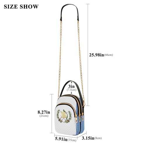 Image of Patriot Flag Cell Phone Purse Crossbody Handbag Durable Shoulder Bag Sturdy Travel Pouch