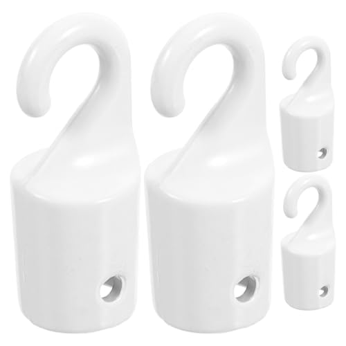 OSALADI 4pcs Hardware Tilt Wand Tip Repair for Broken Horizontal Blind Hardware Vertical Blinds Replacement Parts for Interior Windows White
