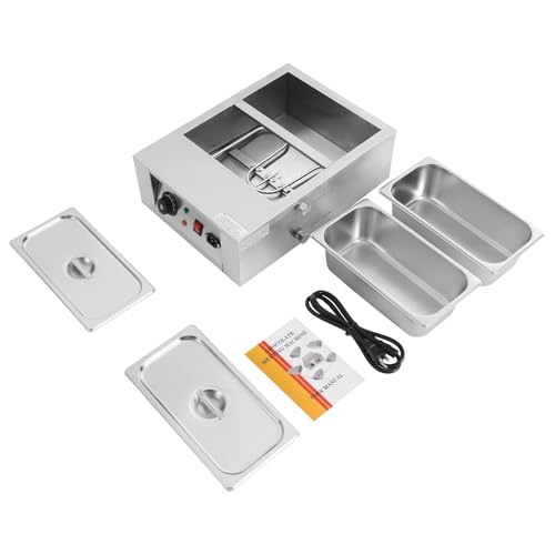 Máquina para temperar chocolate 110V 600W 2 recipientes miniatura 4