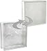 Produktbild Fuchs Design 5 Stück Glassteine Wolke Klar 1-seitig satiniert 24x24x8 cm