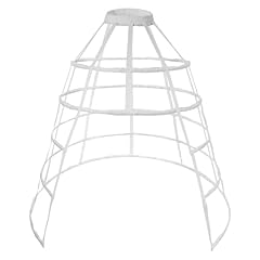 D-5 Hoops Open Cage White