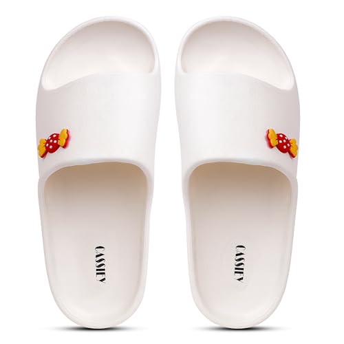 Image of CASSIEY Women Lightweight Anti-Skid Stylish Slides Flip Flops Slippers
