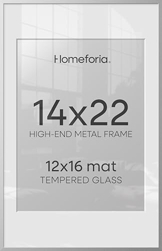 Homeforia 14x22 Silver Picture Frame