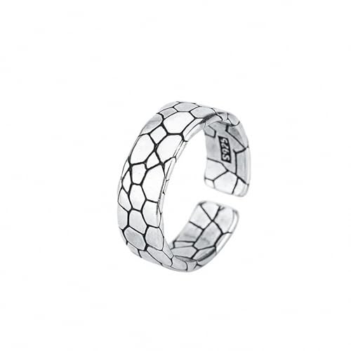 Anillos de apertura ajustables estilo retro para looks diarios de mujer