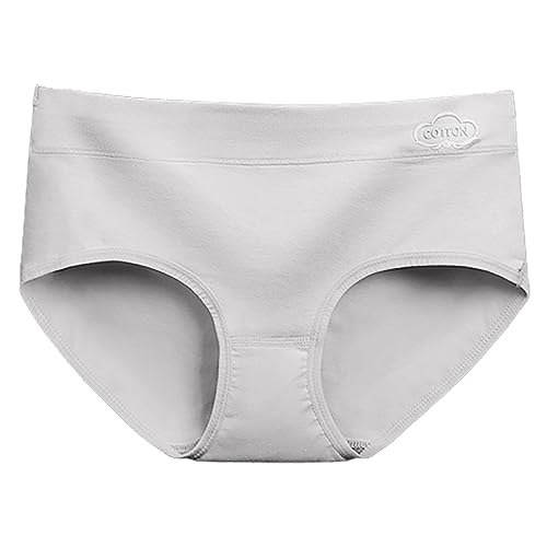 Ofertas Flash del Dia Código Mujer Ropa Interior Informal De Algodón Suelta Y Cómoda para Mujer, Color Liso, Cintura Media, Alta Elasticidad Sujetadores De Pinchos Bragas Postp Ofertas Flash De Hoy