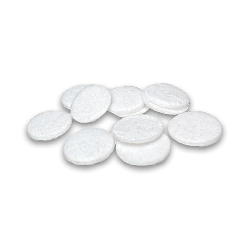 Image of Nispira Disposable Replacement Filters Compatible with Omron Healthcare Filters 1 /2 inch NE-C18 NE-C25 C30FL 9930, 12 Pack White