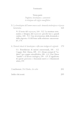Cattolicesimo E (Omo)Sessualità. Sapienza Teologica E Benedizione Rituale - 5
