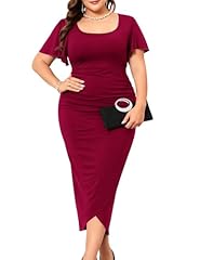 Burgundy, Short Sleeves