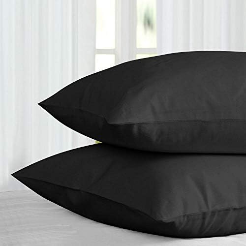 Hotel Quality Poly Cotton Bed Sheet 25CM Extra Deep Fitted Sheet Red Super King Bed Size (Red, Super King 25 CM)